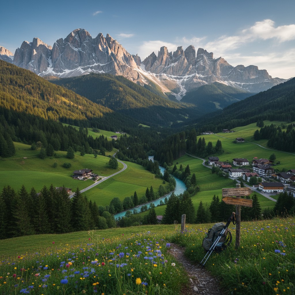 Der historische Brunnen.